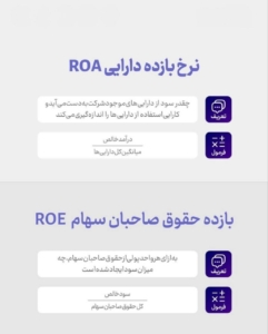 ROA و ROE