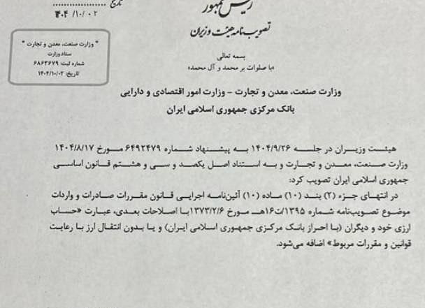 اعلام رسمی برداشته شدن سقف محدودیت واردات برای دارندگان کارت بازرگانی با ارز شخصی